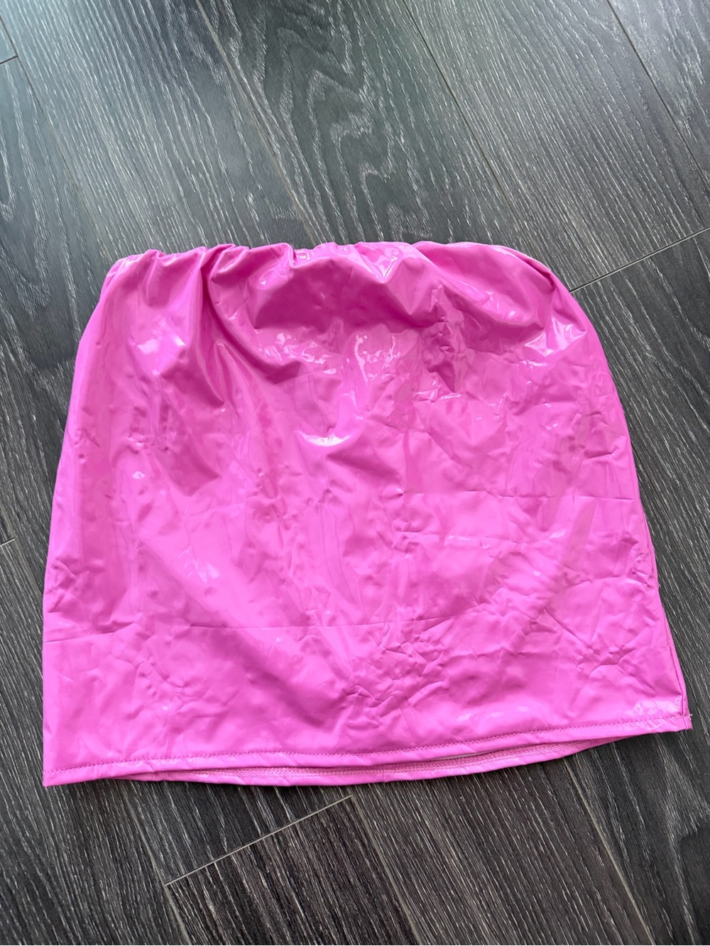 Vinyl pink skirt - Picture 1 of 5